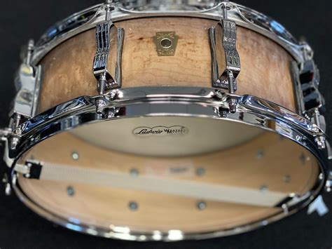 Ludwig Classic Maple Exotic 5x14 Snare Drum Birdseye Maple In Burnt
