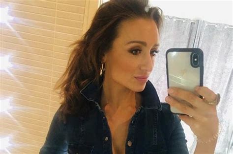Corries Catherine Tyldesley Sets Pulses Racing In Devilishly Unbuttoned Dress So Sexy
