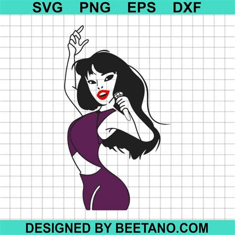 Selena Quintanilla SVG Cut File For Cricut Silhouette Machine Make