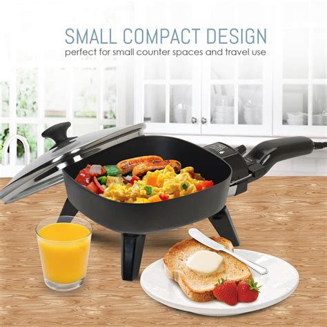 6 Inch Personal Electric Skillet Efs 400 Shop Elite Gourmet Small