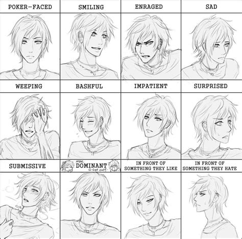 📙anime Facial Expression Charts📙 Anime Amino Anime Faces Expressions Drawing Face