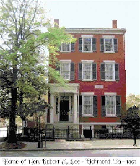 Gen. Robert E. Lee's Home, Richmond, VA 1865