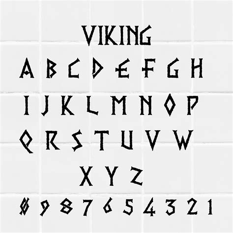 Viking Font Svg Png Nordic Celtic Norwegian Font Unique Etsy Australia