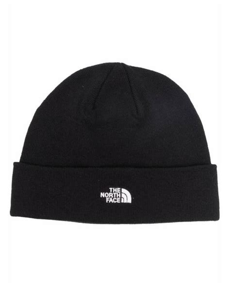 The North Face Synthetic Black Norm Shllw Beanie For Men Lyst