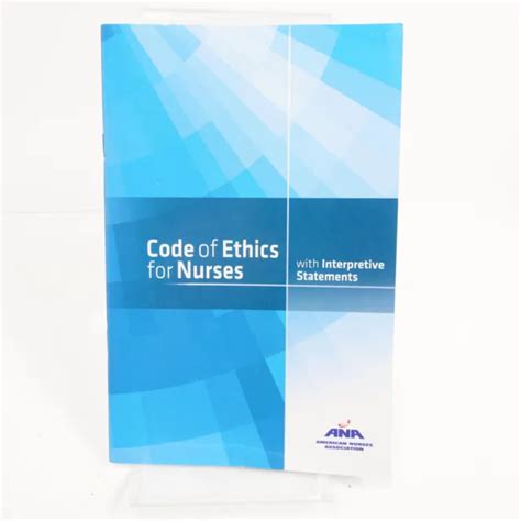 CODE OF ETHICS For Nurses With Interpretive Statements By ANA NEW PicClick