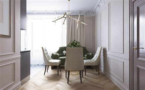 Neo Classic Apartment Interior Design On Behance