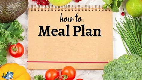 Healthy Meal Planning For Good Health Diet Plan Youtube