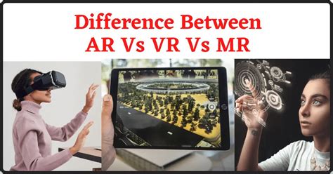 Difference Between Ar Vs Vr Vs Mr And How They Work 2021