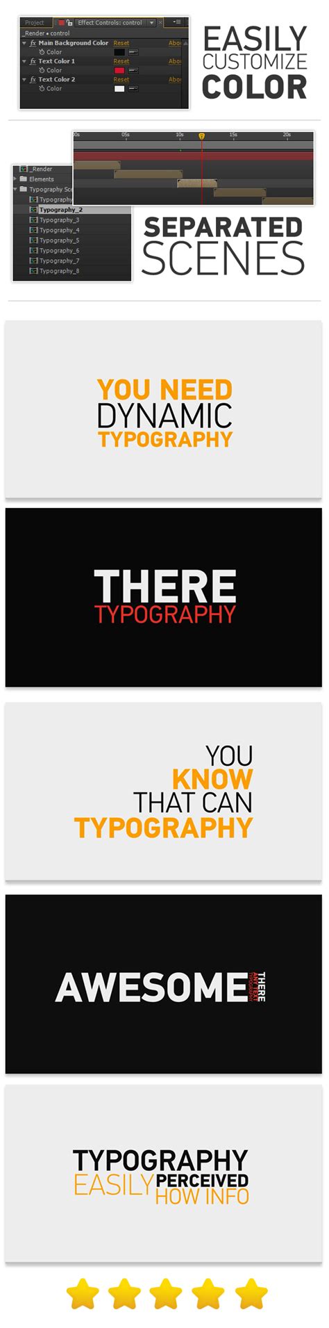 Mini Typography Pack By Aniom Videohive