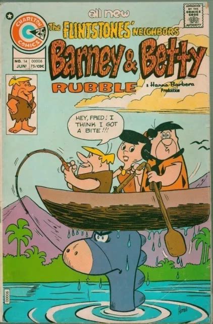 Barney And Betty Rubble 14 Hanna Barbera Charlton Comics 1975 £650