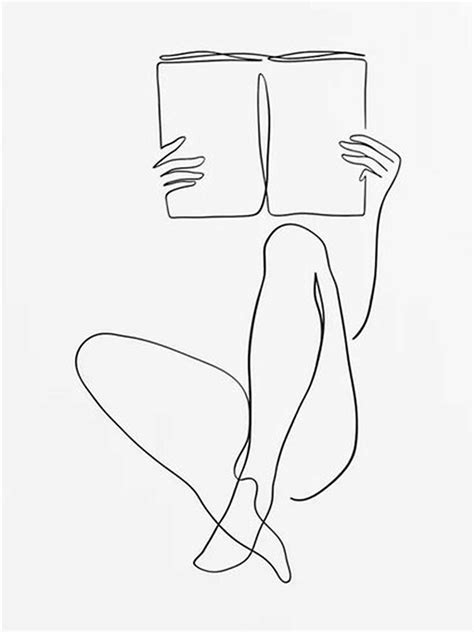 Reading Naked Sketch Poster For Sale By Lindasuh Redbubble