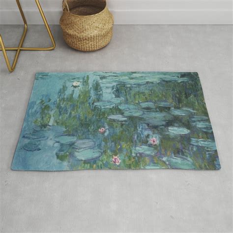 Claude Monet Water Lilies Rug By Artmasters Society6