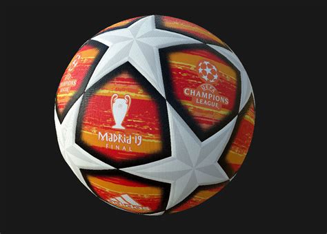The ball is about a size 4 the grip and stitching is fine but it's not a regulation size ball and the weight is not heavy enough. 3D model Ball Champions League 2019 PBR | CGTrader