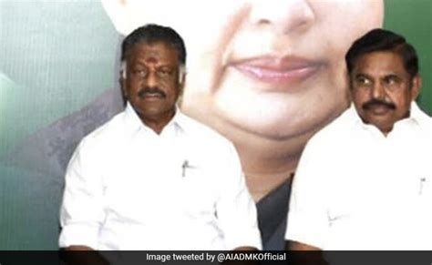 Tamil Nadu Assembly Elections 2021 Pitched Battle Within Aiadmk For