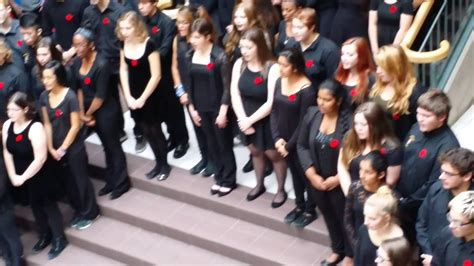 Remembrance Day Newmarket High School 11nov15 Youtube