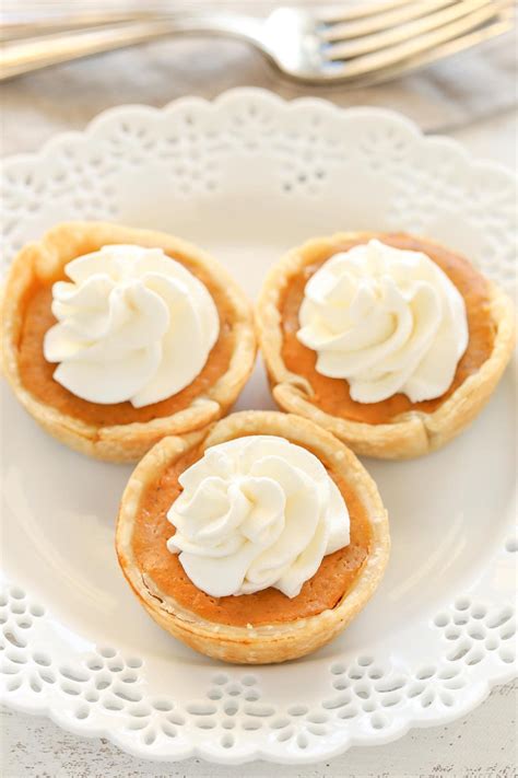 An Easy Recipe For Mini Pumpkin Pies Made In A Muffin Pan The Perfect