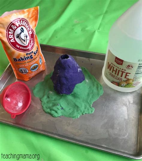 Play Dough Volcano Teaching Mama