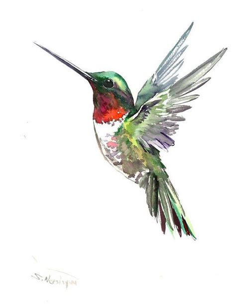 Hummingbird Painting Hummingbird Painting Hummingbird Drawing