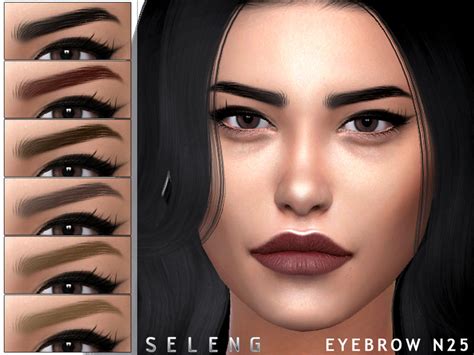 the sims resource eyebrows n25
