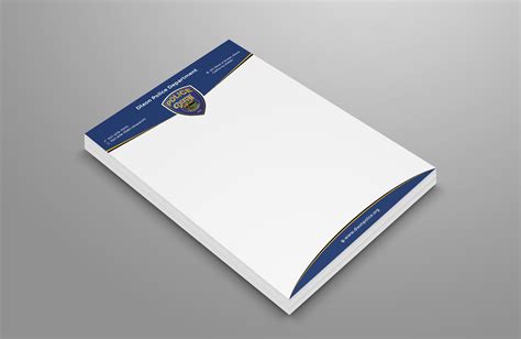 Police Department Letterhead Design Behance