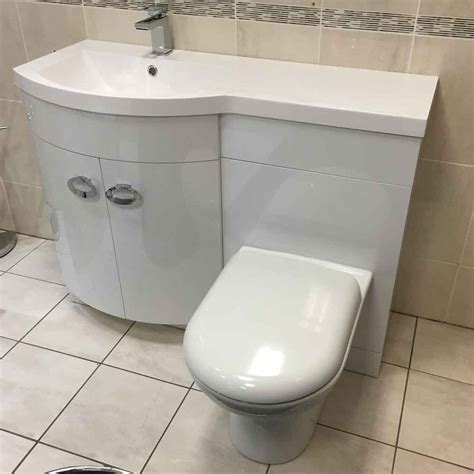 This vanity sink combo is a compact unit that is built with a 24 width so that it does not take up a lot of room. 32 Stylish Toilet Sink Combos For Small Bathrooms - DigsDigs