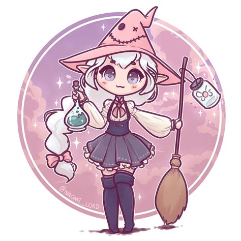 20+ New For Kawaii Halloween Anime Girl Cute Witch Drawing | Art Gallery