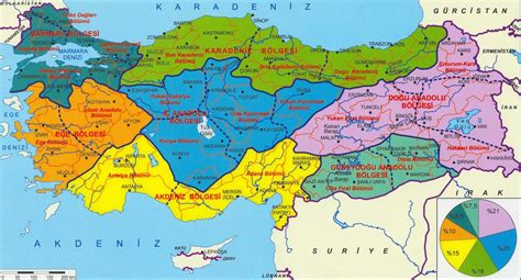 Türkiye Fiziki Haritası İller Canım Anne