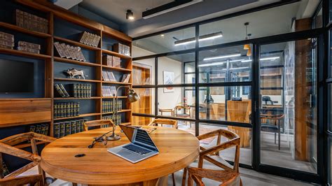 Architecture And Interior Design Inside A Modern Law