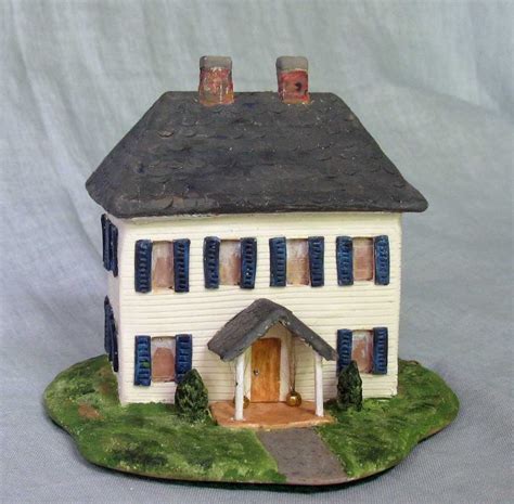 House Clay Sculpture By Brennabay On Etsy