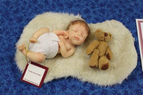 Ashton Drake Picture Perfect Mini Baby Tickles From Teddy Resin Doll
