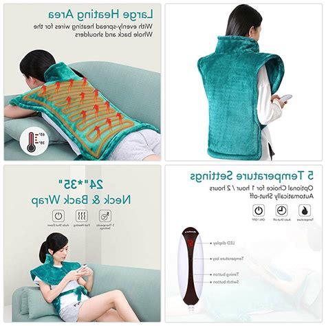 Maxkare Electric Heating Pad Neck Shoulder And Back