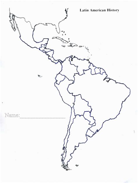 Printable Blank Map Of Central America Printable Maps