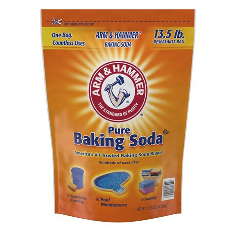 Every home needs at least one box of arm & hammer baking soda at all times, for your baking and household needs. Arm & Hammer Baking Soda, 13.5 lbs. - BJ's Wholesale Club