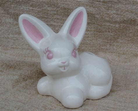 Adorable Cotton Ball Dispenser Bunny For Nursery Or Bath Etsy