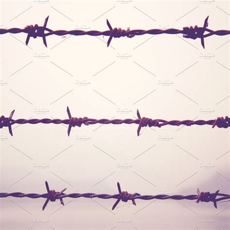 Old rusty barbed wire | High-Quality Abstract Stock Photos ~ Creative ...