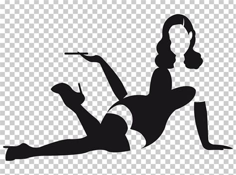 Pin Up Girl Sticker Photography Silhouette Png Clipart