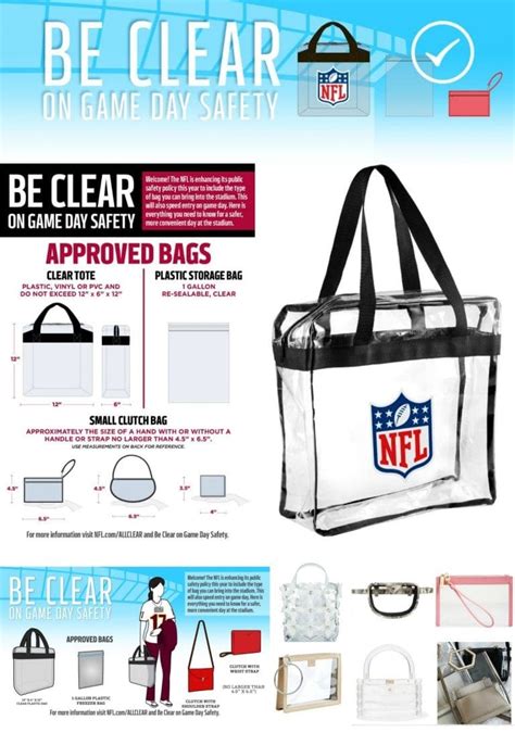 Nfl All Clear Policy Football Stadium Clear Bags Divine Lifestyle