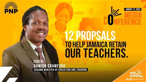 12 Proposals To Help Jamaica Retain Our Teachers Senator Damion