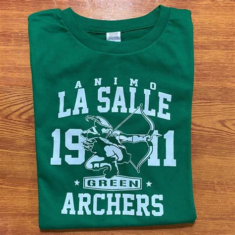 Uaap La Salle Green Archer T Shirts Dlsu Shirt De La Salle Mentality