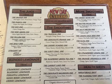 Menu At New Day Eatery Pub And Bar Port Angeles