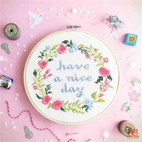 25 Fresh Cross Stitch Patterns For Spring