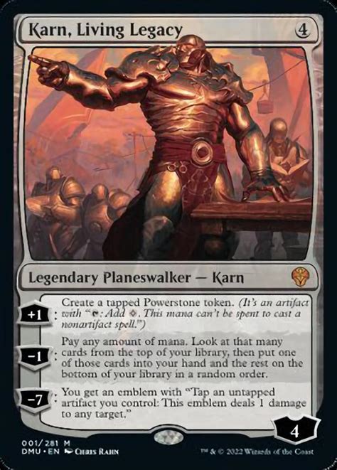 Karn Living Legacy Offers Artifact Value In MTG Dominaria United Dot Esports