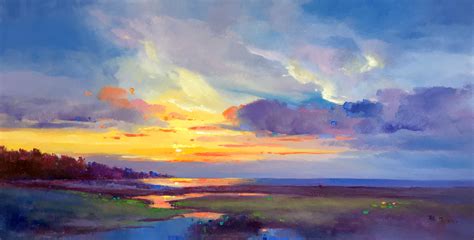 Sky In Dawn 257 Oil Painting By Jinsheng You