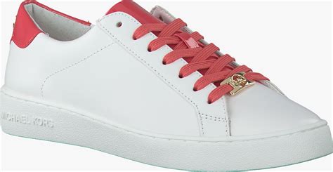 Witte Michael Kors Lage Sneakers Irving Lace Up Omoda