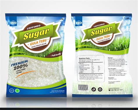 Flexible Sugar Packaging Creative Plastic Bags Sugar Packaging