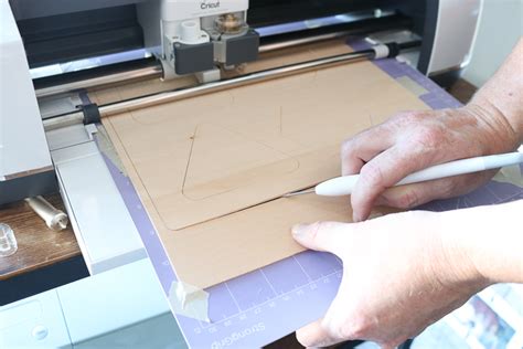 The maker comes with a rotary blade that cuts as the blade is pushed down and as the blade rolls, so no more dragging, fraying, tearing, and bunching! How to Cut Wood with the Cricut Maker - The Country Chic ...