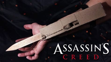How To Make Assassin S Hidden Blade From Assassin S Creed Youtube
