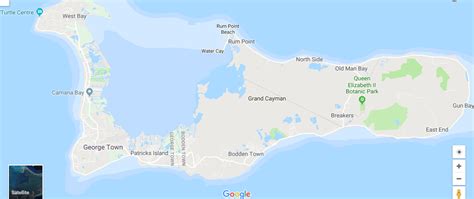 Grand Cayman Island Location Map