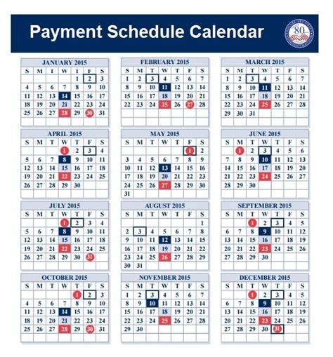Payment Schedule Template Free Word Templates