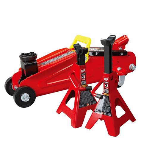 My wife and i were excited to be ordering laminate flooring for our family room and dining room, and new. Big Red 2-Ton Trolley Floor Jack with 2-Ton Jack Stands | Lift design, Home depot, Flooring